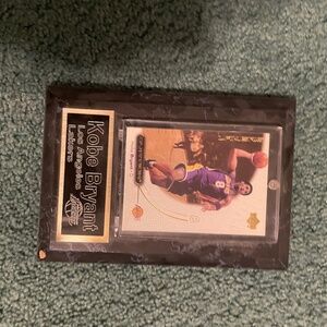 Kobe Bryant card plaque Ovation